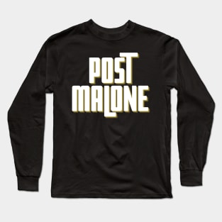 Post Malone text design Long Sleeve T-Shirt